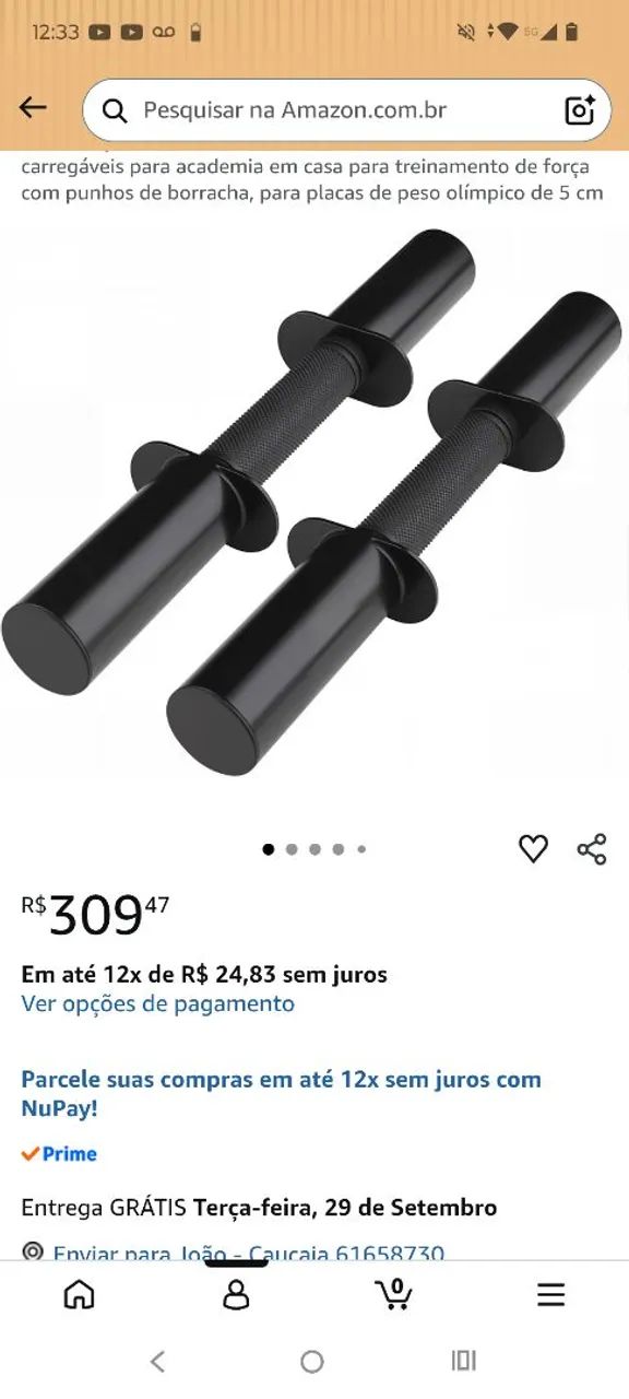 Par de halteres de 10kg - Foto 5