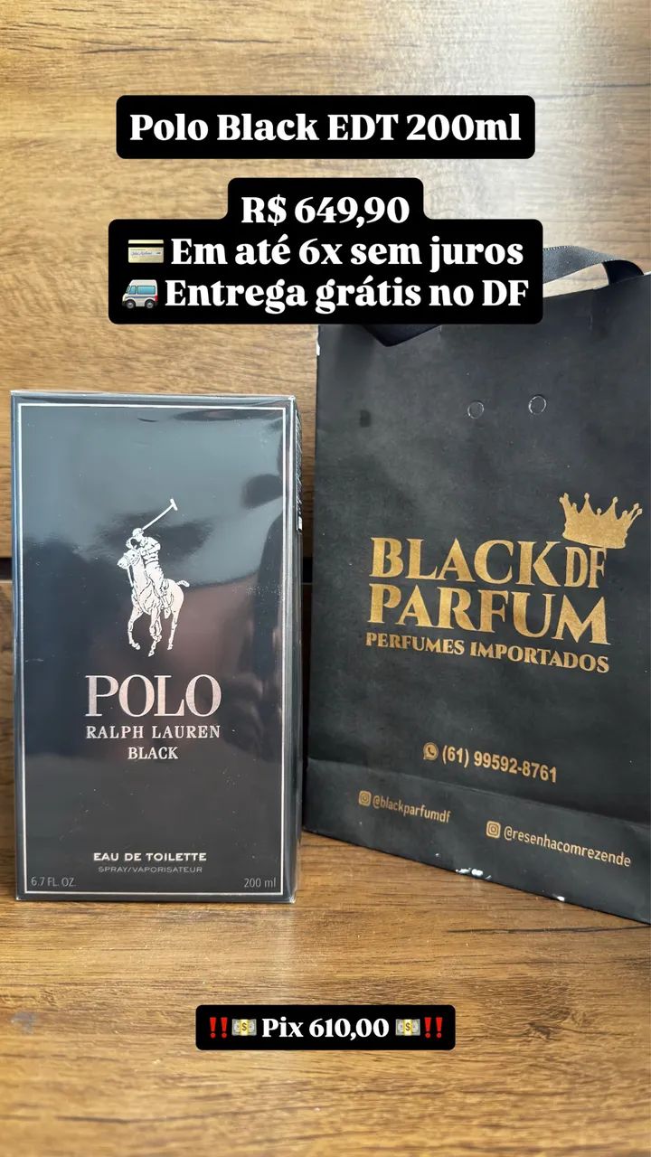 Polo Black EDT 200ml