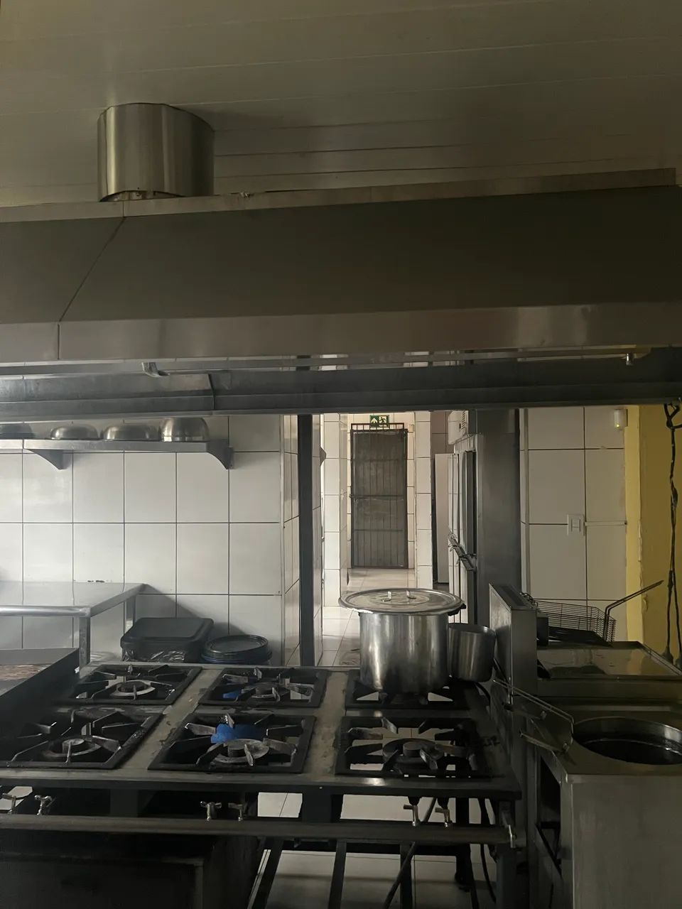 Coifa para cozinha industrial