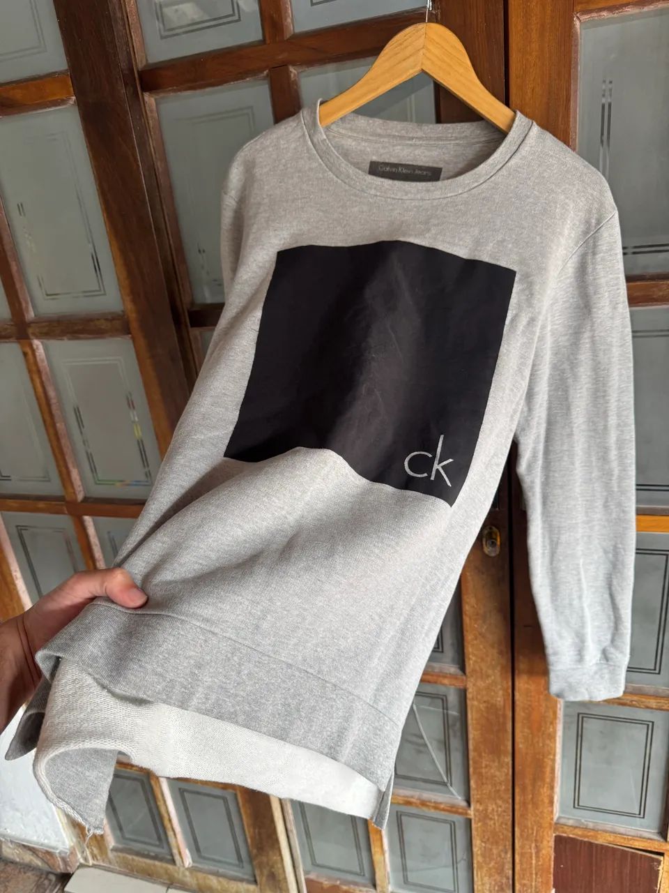 Moletom calvin Klein masculino m  - Foto 3