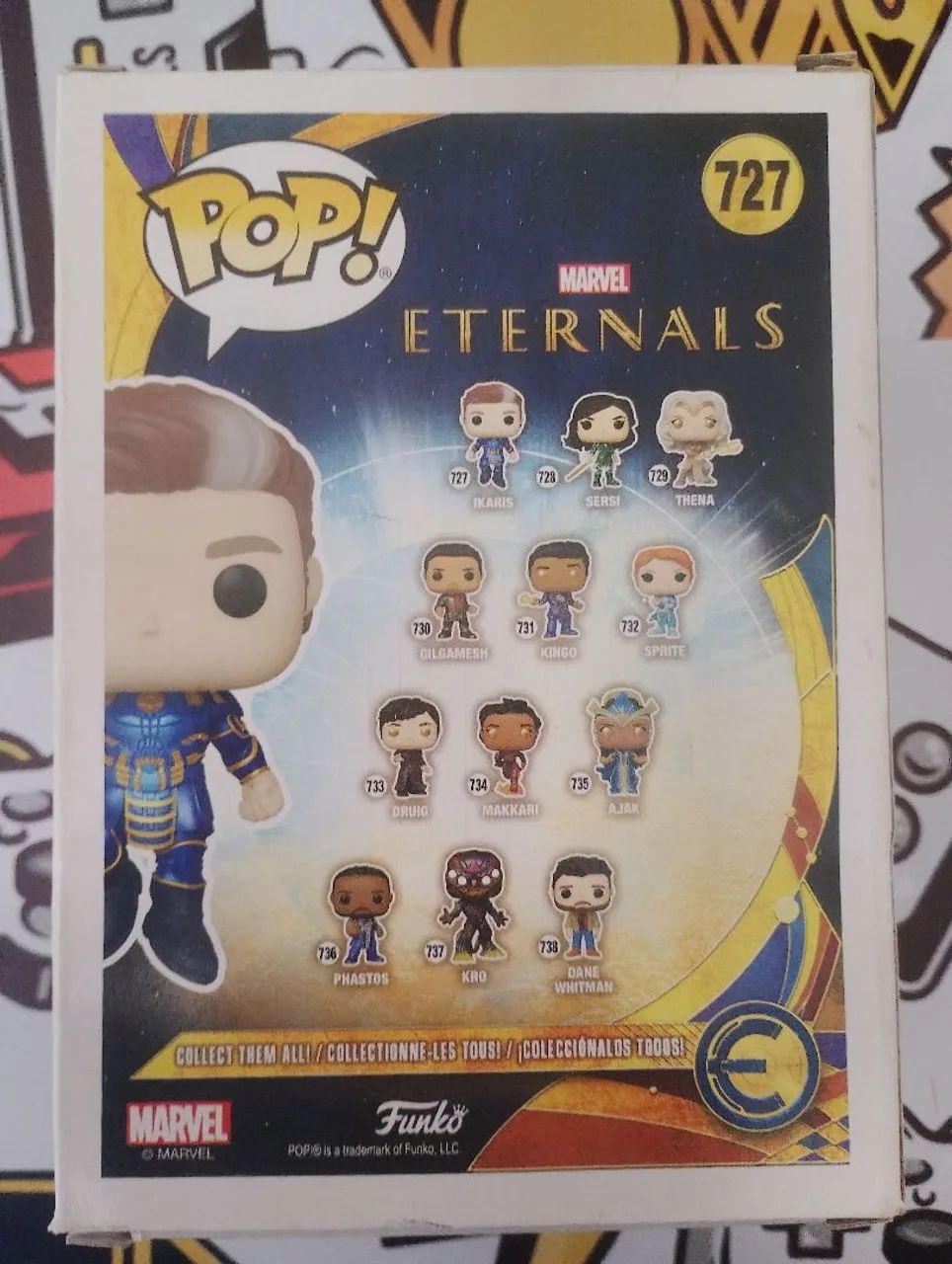 Boneco pop funk Marvel Eternals IKARIS N727 faço Olx pay  - Foto 4