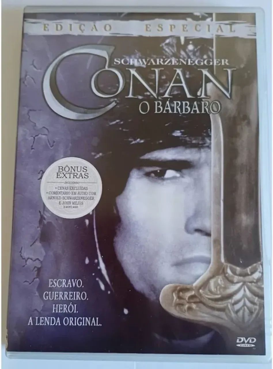 DVD'S CONAN O BARBARO E CONAN O DISTRUIDOR