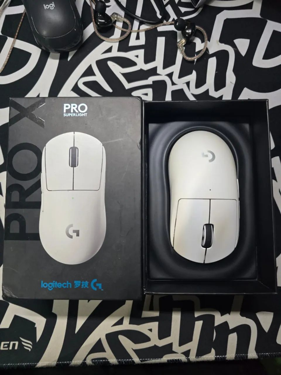 Logitech G Pro X Superlight 2 - Branco (Usado) - Periféricos e
