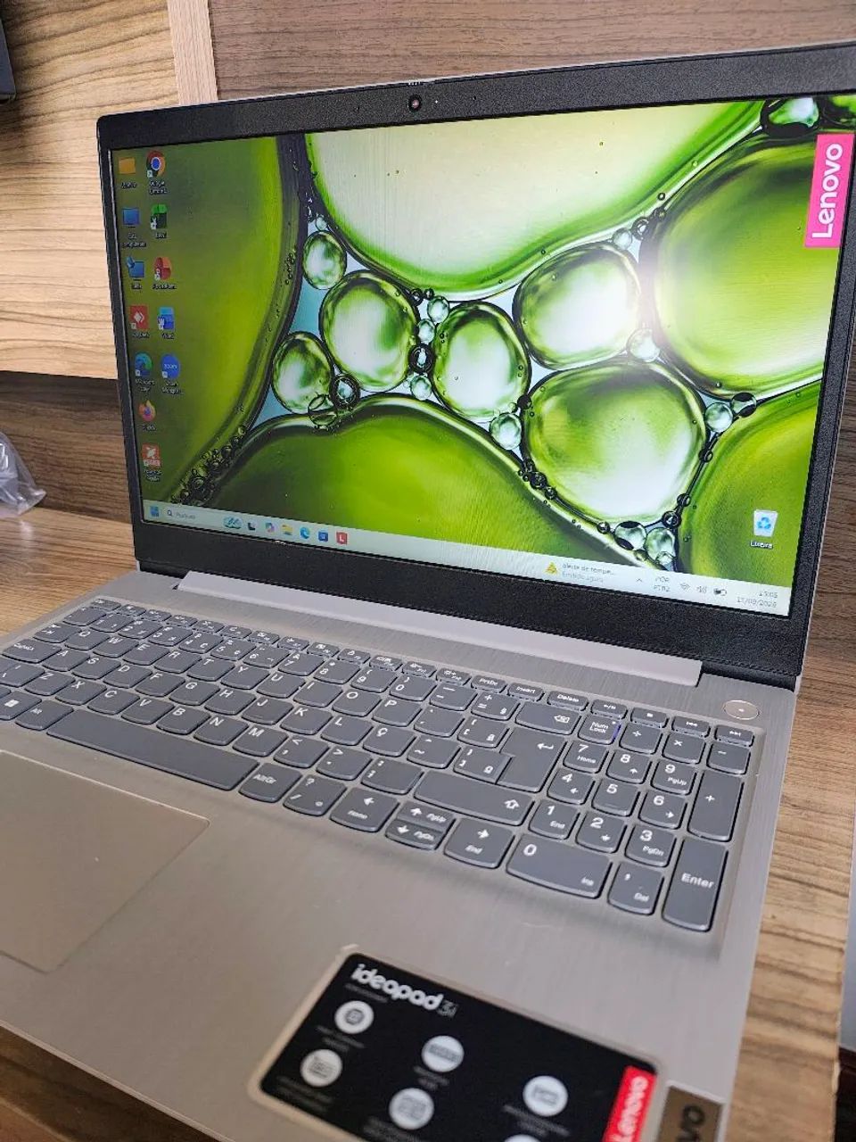 Vendo Notebook Ideapad 3i - prata - zerado - Foto 2