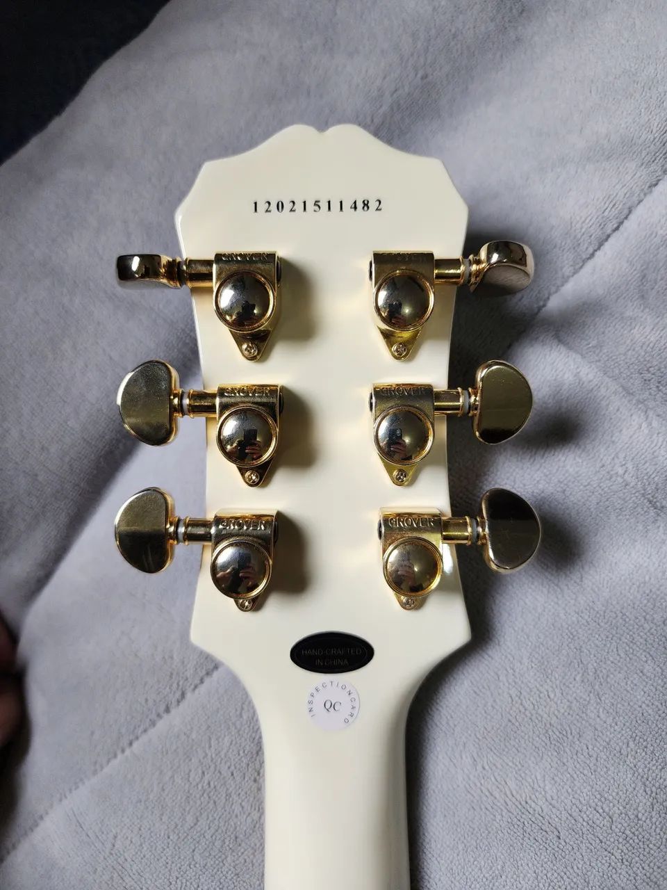Epiphone Les Paul Custom Pro 2012 Alpine White / Creme - Impecável - Foto 4