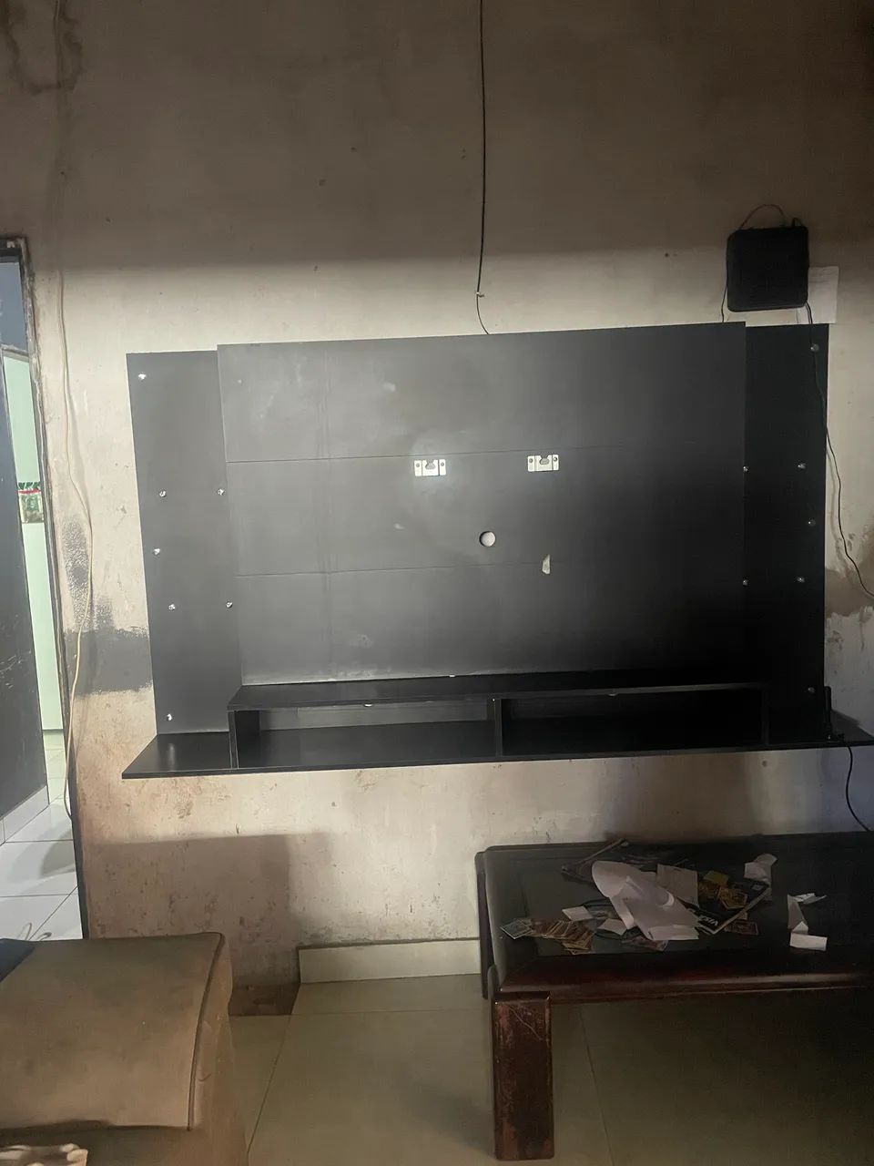 Painel de madeira suporta tv de até 55 polegadas  - Foto 3