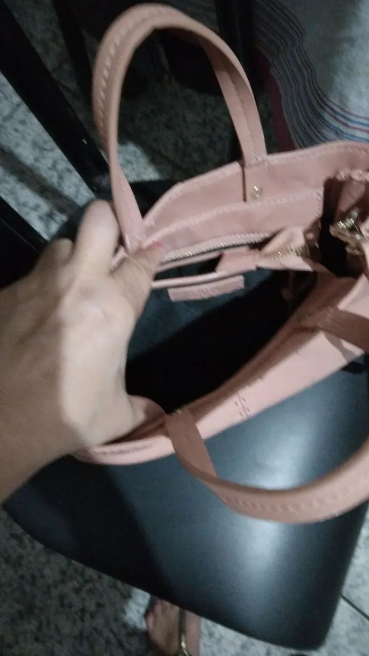 Bolsa Zara Couro  - Foto 4