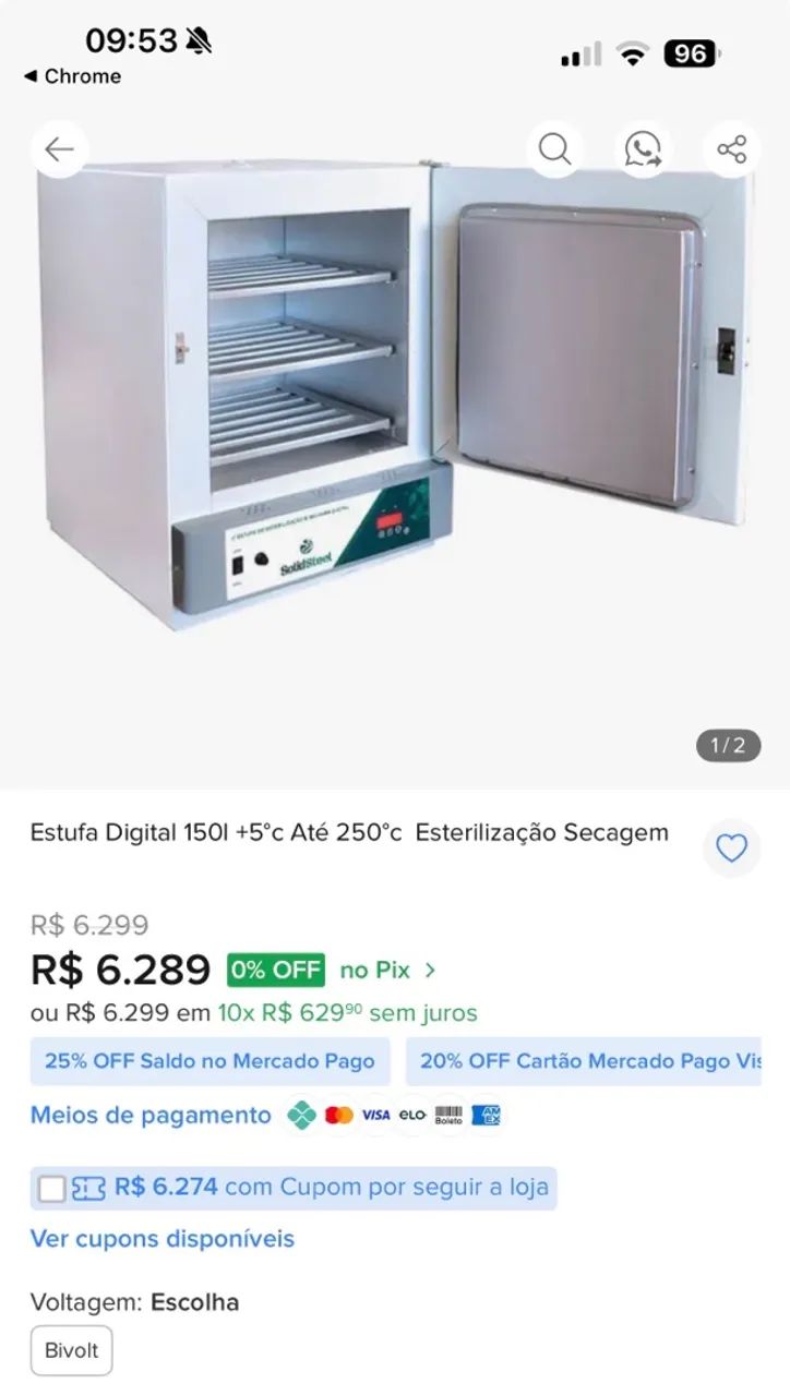 Estufa de Esterilização  - Foto 4
