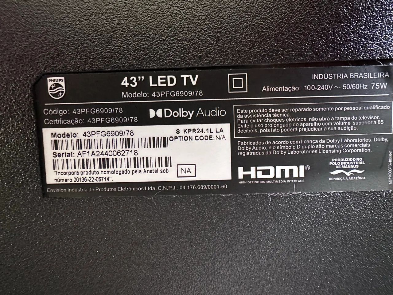 TV Philips 43 43PFG6909/78  - Foto 3