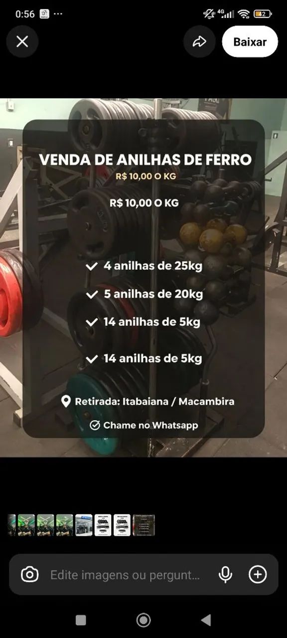 Anilhas de ferro  - Foto 2
