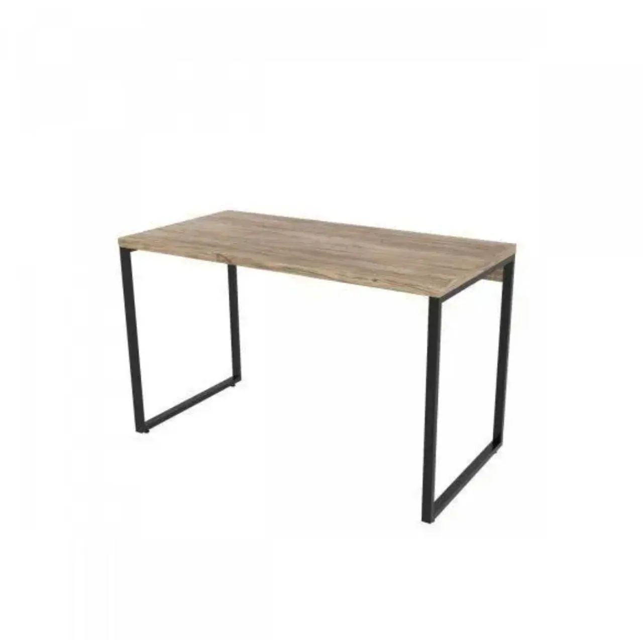Mesa escritório madeira e metal - Foto 2