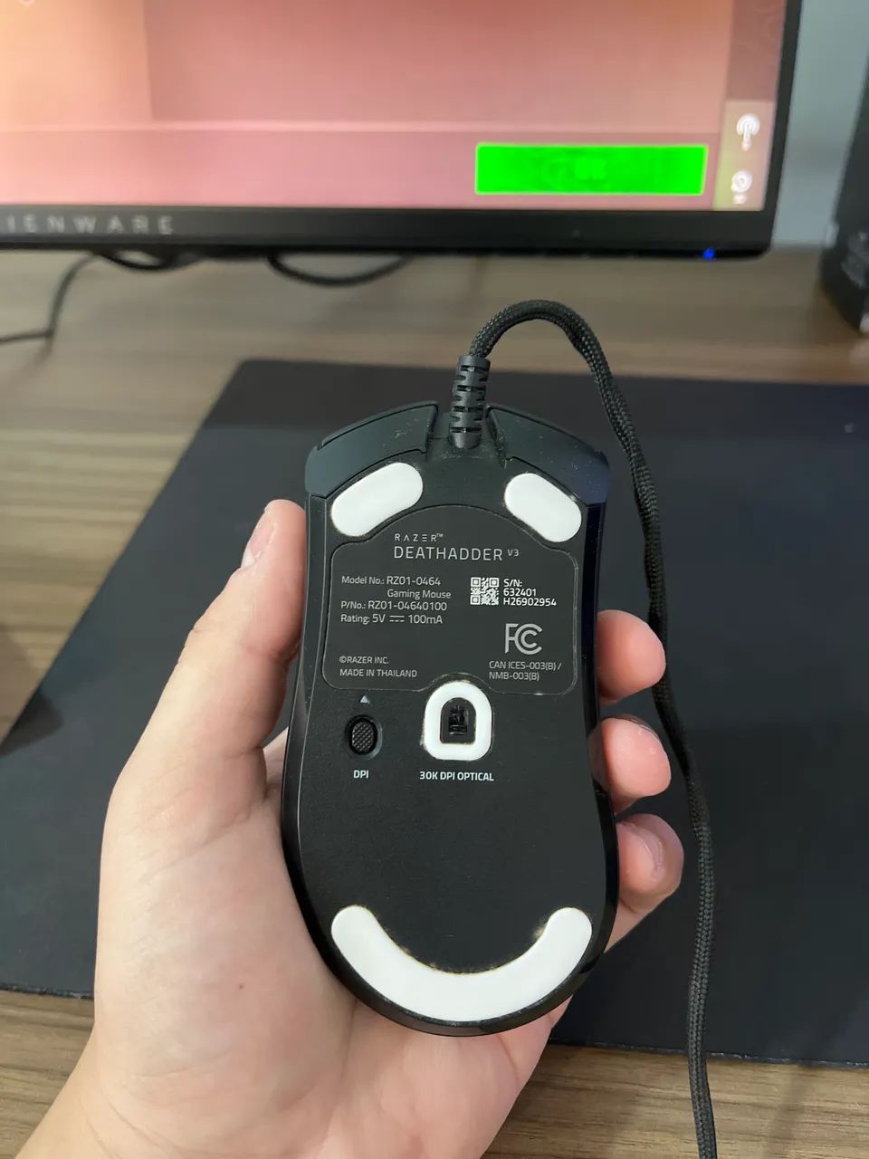 Razer DEATHADDER v3 30k DPI com fio  - Foto 3