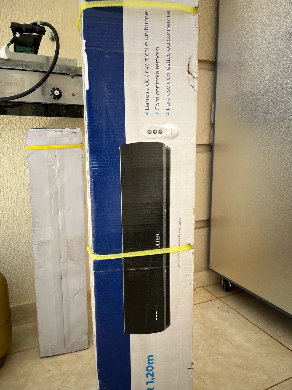 Cortina de Ar Hulter Preta - Nova, Nunca Usada