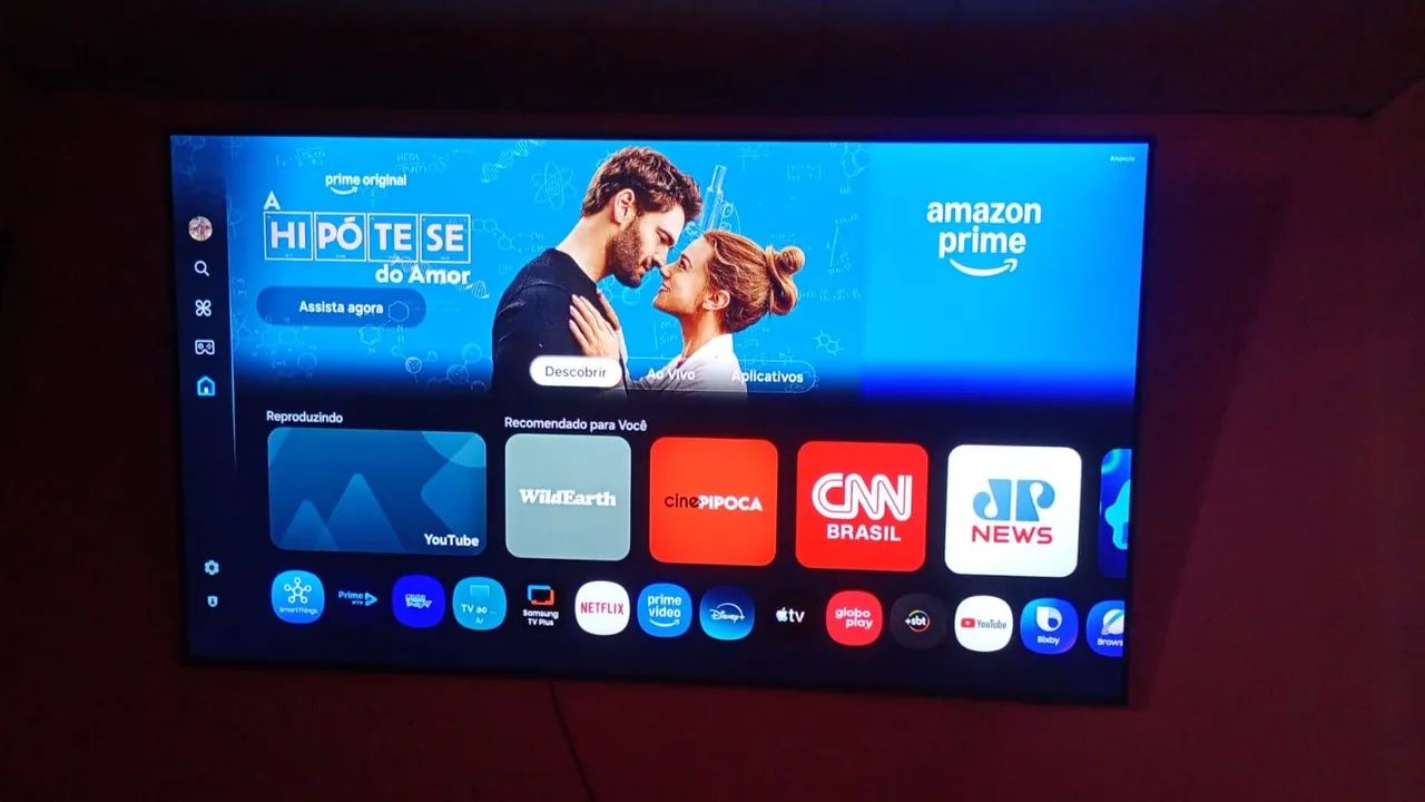 TV SAMSUNG CRISTAL 75 POLEGADAS SEMI NOVA - Foto 2