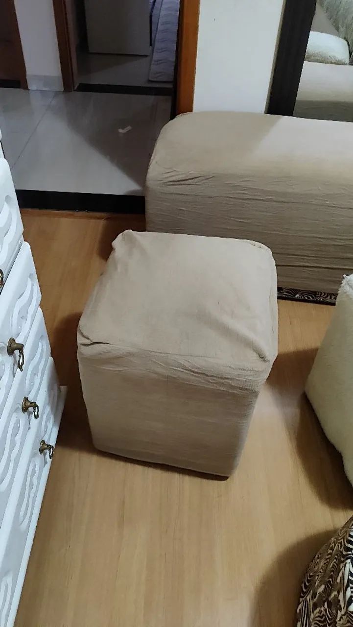 Vendo conjunto de pufs - Foto 2