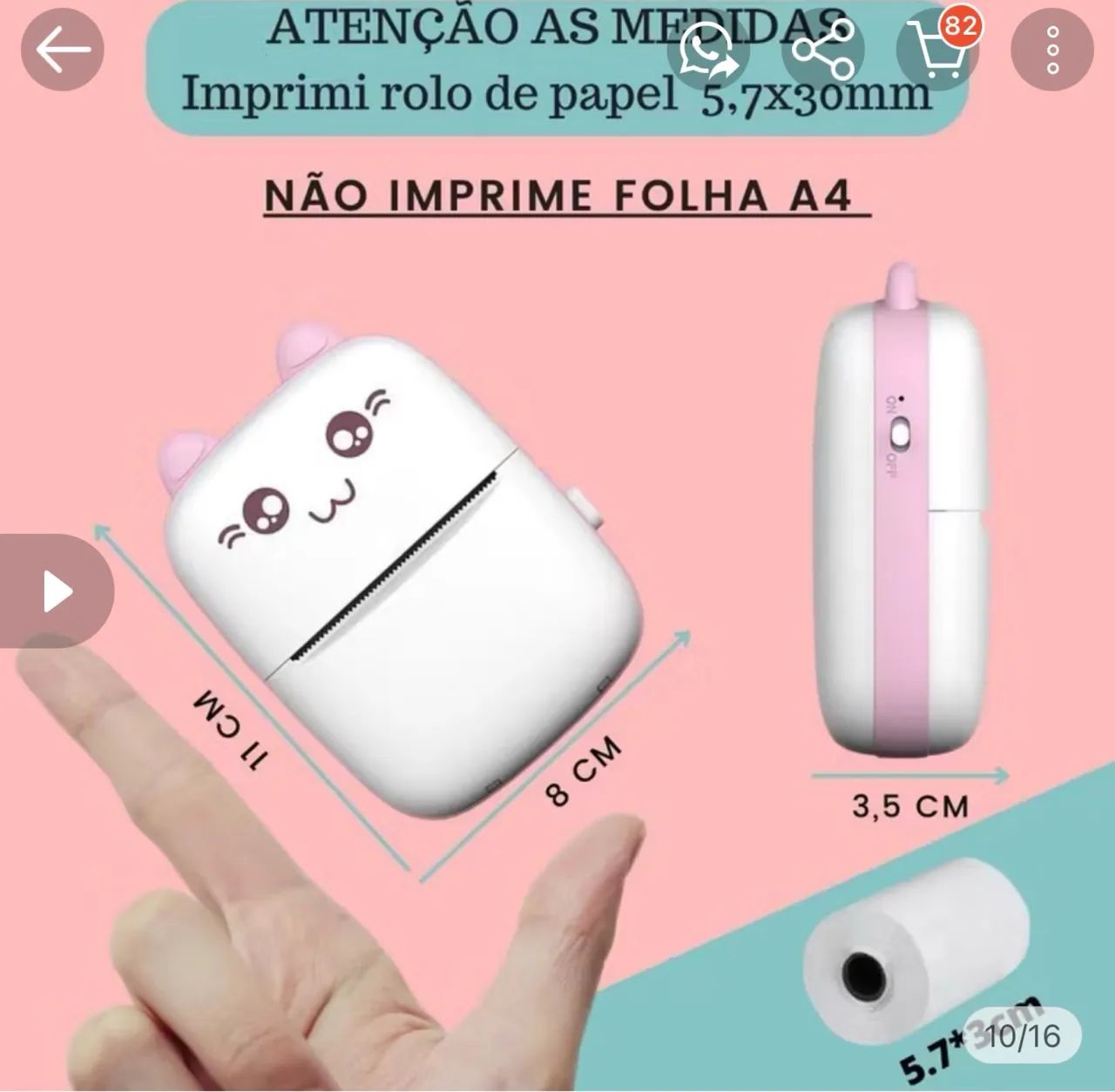 Impressora térmica Android - Foto 4