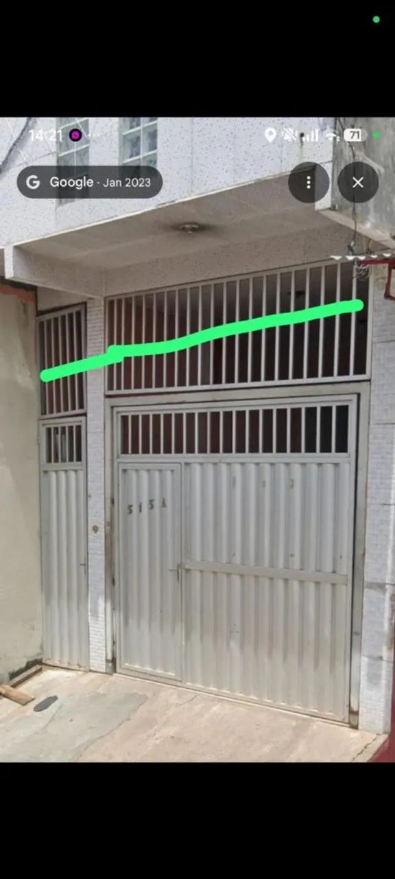 Vende-se portão em alumínio medido 260 de altura 270 de largura
