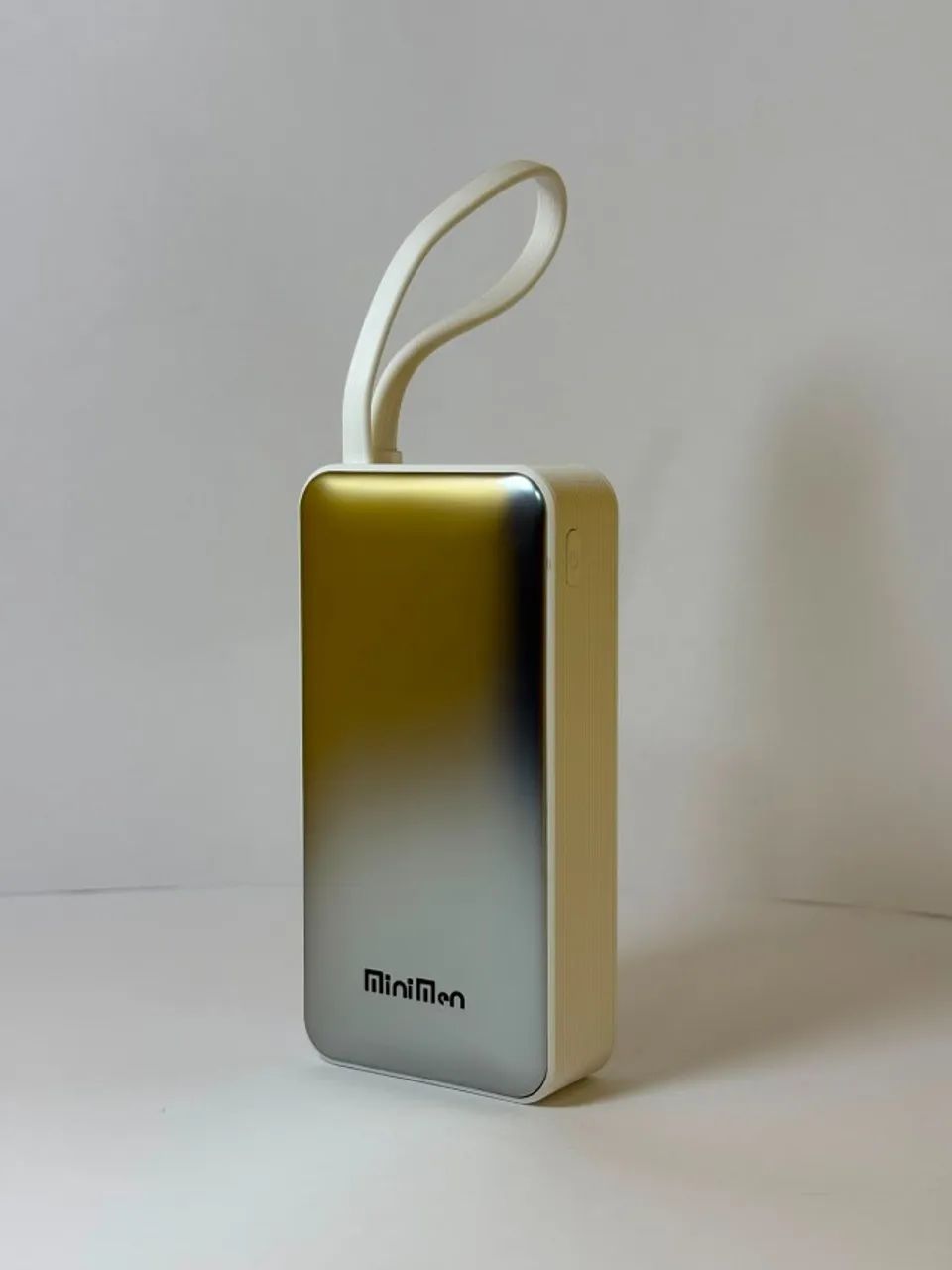 Power Bank Branco 10000mAh PD 22.5W | Carregamento Rápido para iPhone e Android