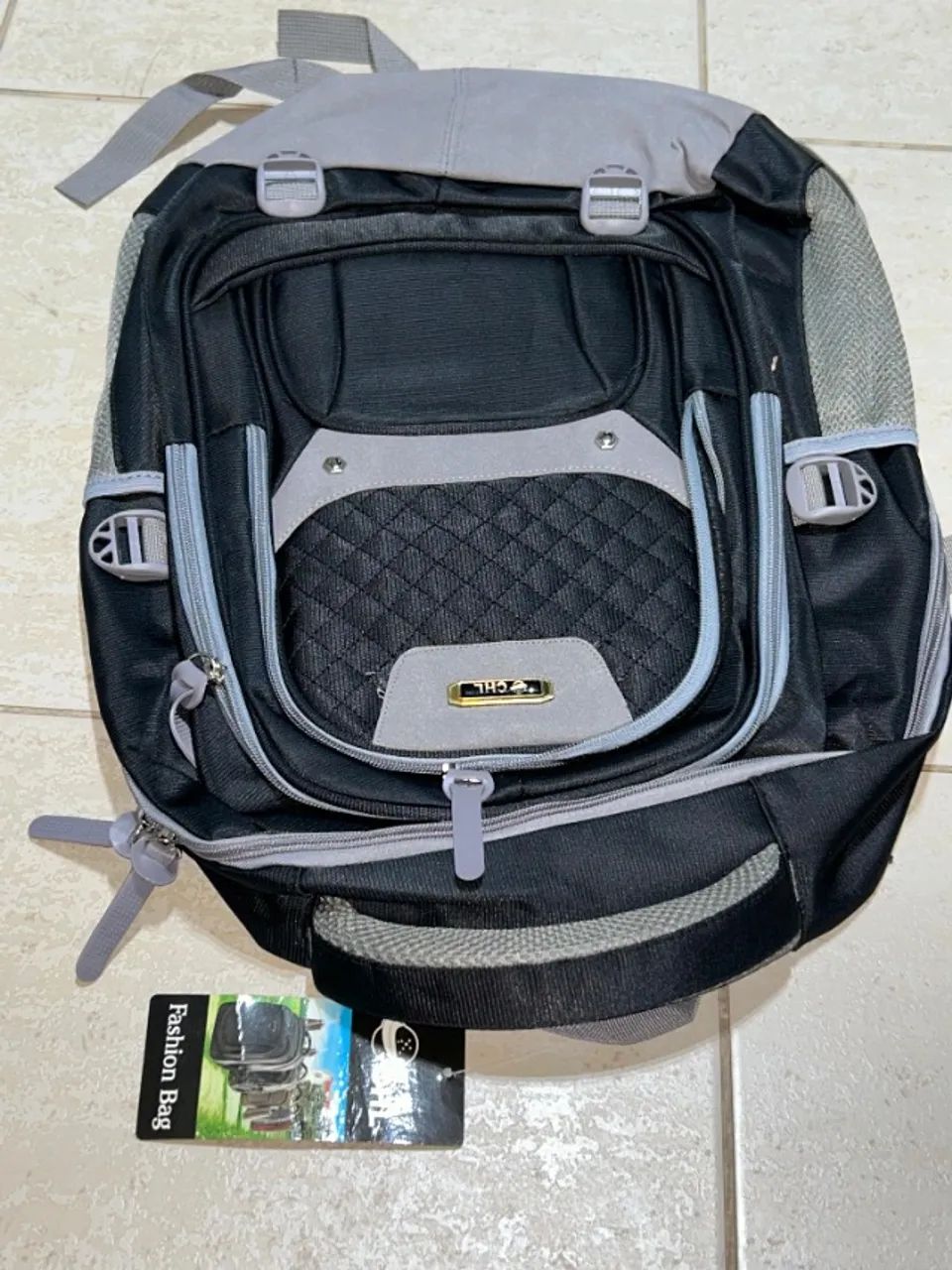 MOCHILA DE COSTAS COM ALÇA - NOVA NUNCA USADA - Foto 3