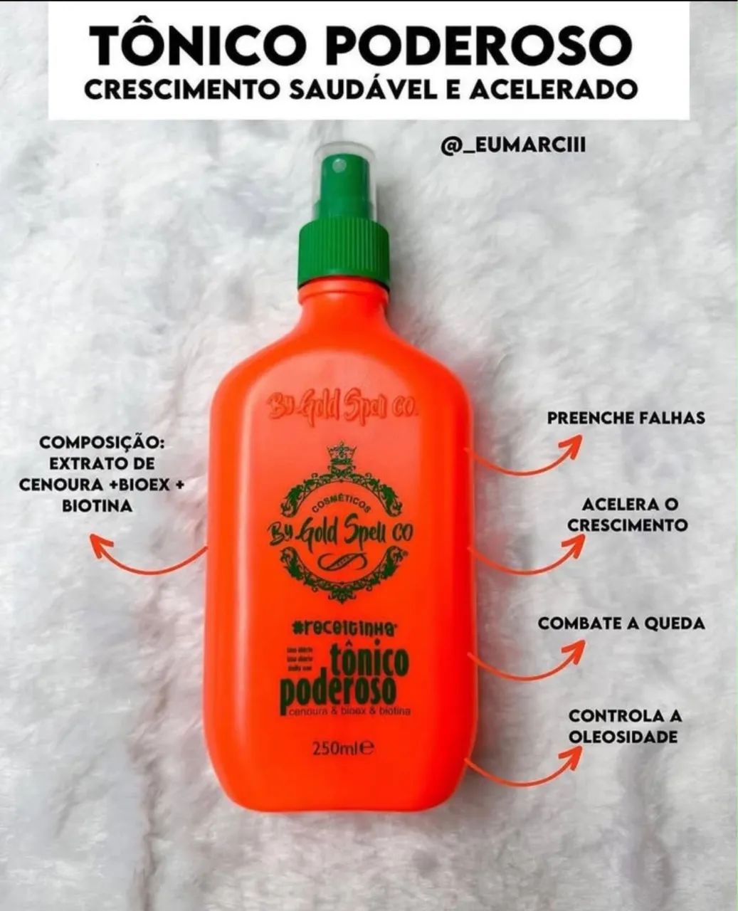Tônico de crescimento capilar