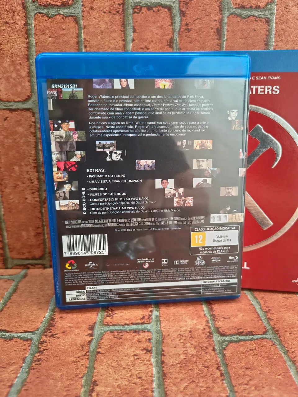 Blu Ray (duplo) Roger Waters The Wall + pôster e postais - CDs
