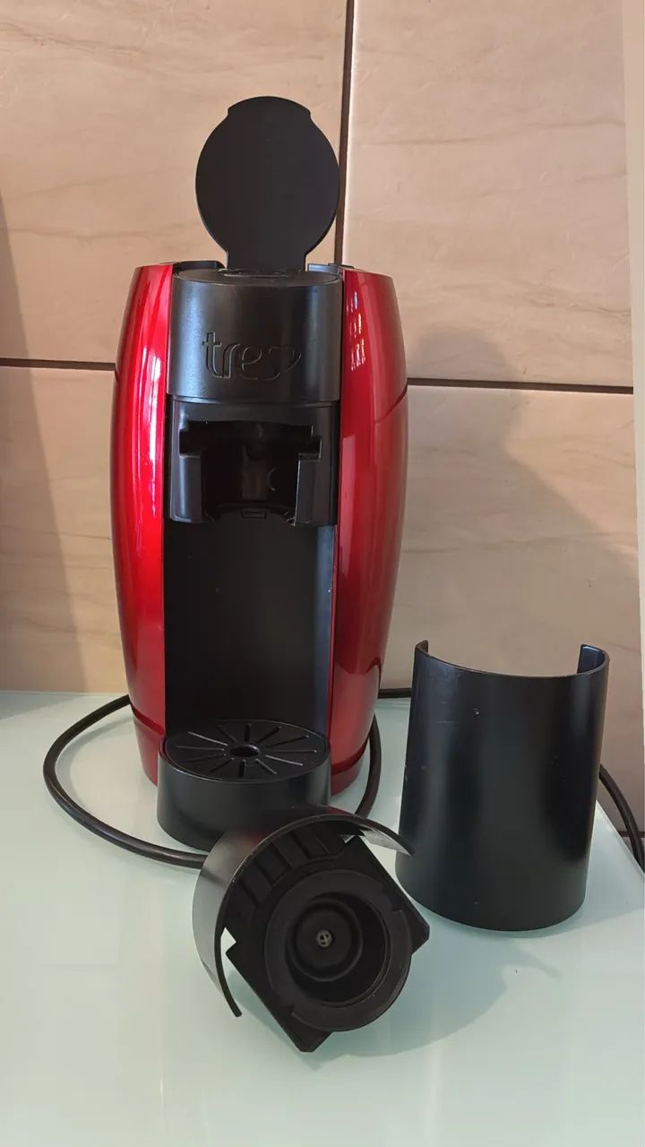 Cafeteira três corações vermelha  - Foto 3