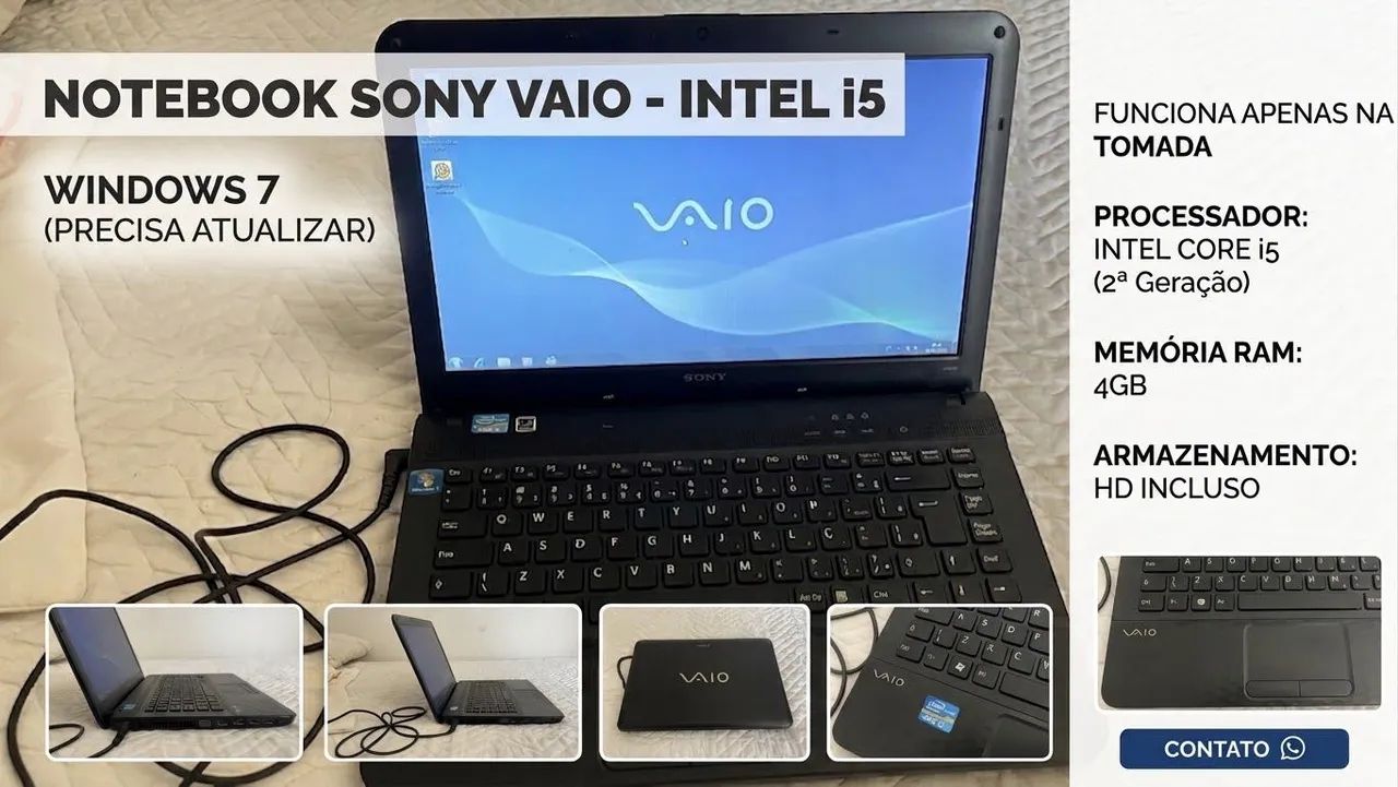 Notebook Sony Vaio  - Foto 2