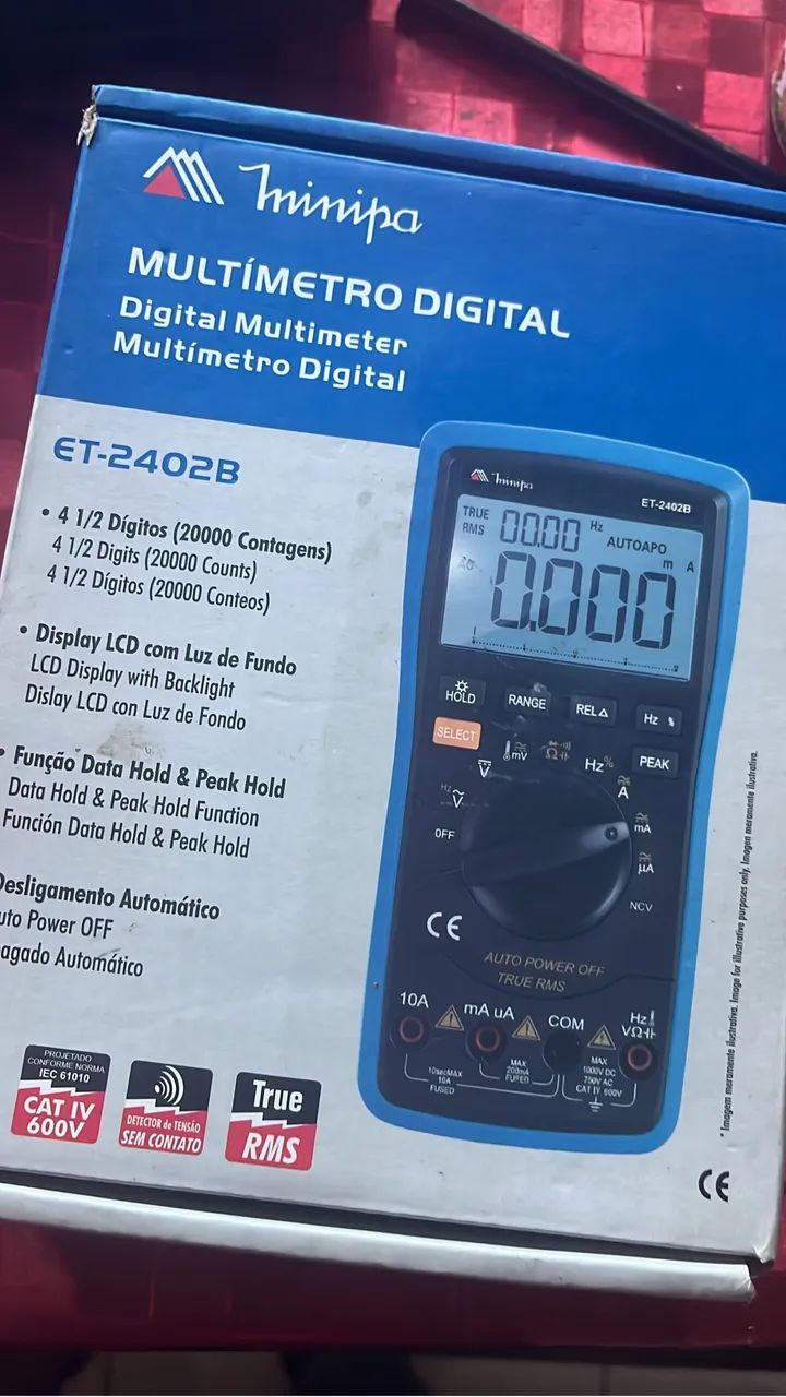 Multímetro Minipa ET-2402B