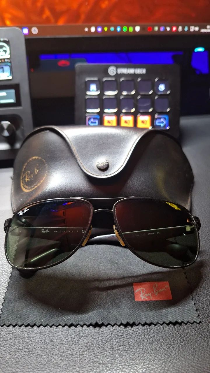 Ray-Ban Warrior RB3342 Made in Italy Original - Ótimo Estado - Foto 3