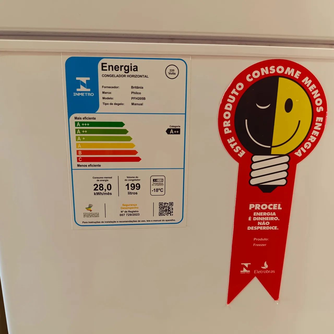 Freezer Horizontal Philco PFH205B 199L Branco - funcionando perfeitamente  - Foto 3
