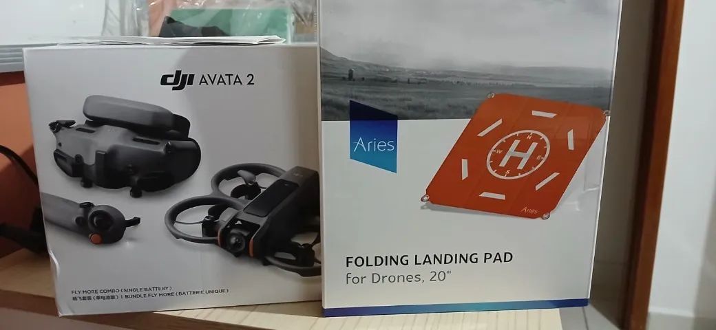 DJI AVATA 2 DRONE FLY MORE COMBO + Aries Folding Landing Pad 20"