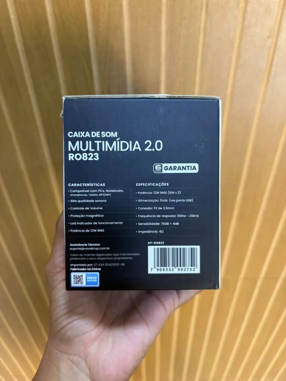 Caixa de Som Multimídia 2.0 USB LED para PC/Notebook - Foto 2