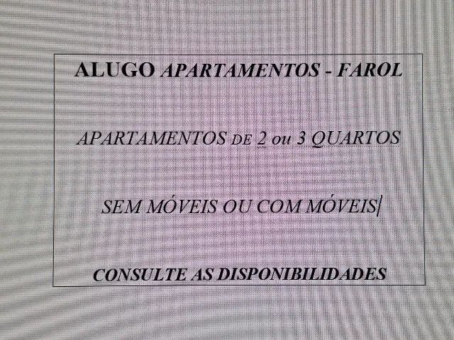 Apartamento SEMIMOBILIADO 3qtos, Farol, aluguel. - Foto 2