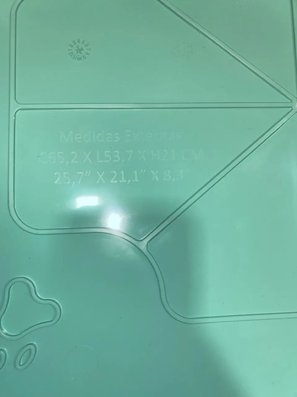 Caixa de areia funda para gatos (novo) - Foto 3