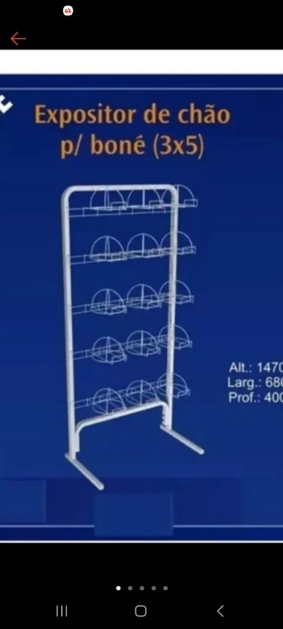 Suporte de boné 
