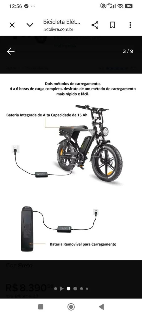 Bicicleta elétrica 