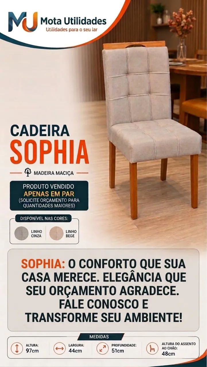 Cadeira de mesa de jantar 