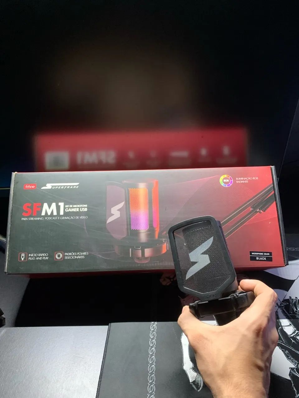 Microfone Fifine x Superframe SFM1 RGB