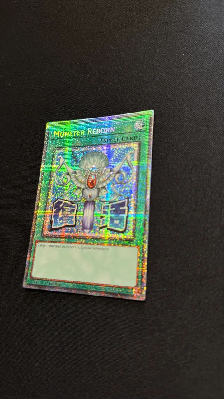 Yugioh Monster Reborn (stamp artwork)  - Foto 3