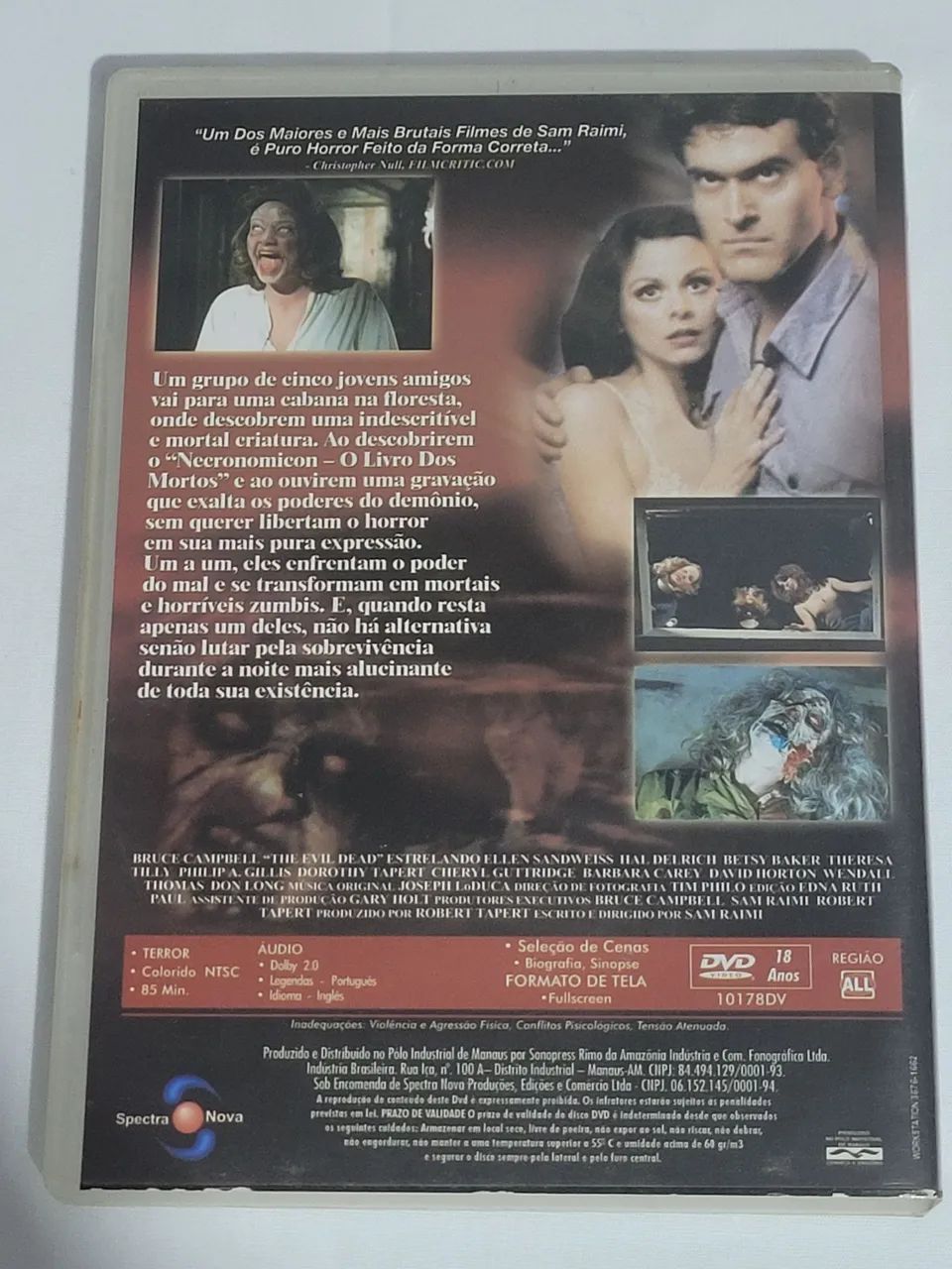 DVD Evil Dead A Morte do Demônio 1981 - Foto 4