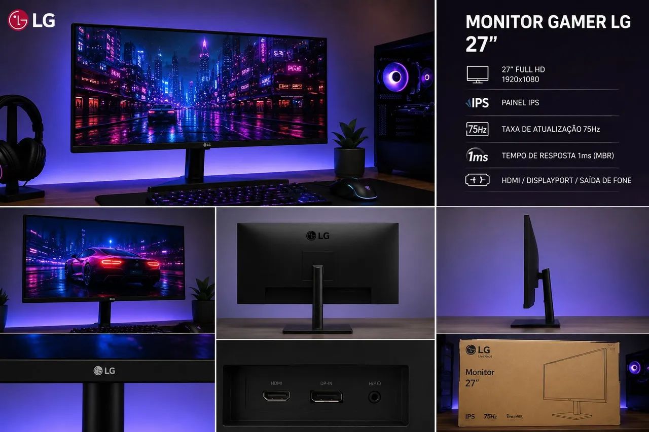 Monitor gamer Ultrawide LG 
