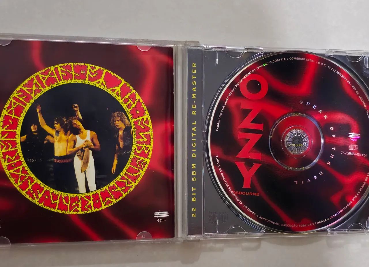 洋楽 boards of  CD CD Ozzy Osbourne Speak Of The Devil - CDs, DVDs etc - Cordeiro