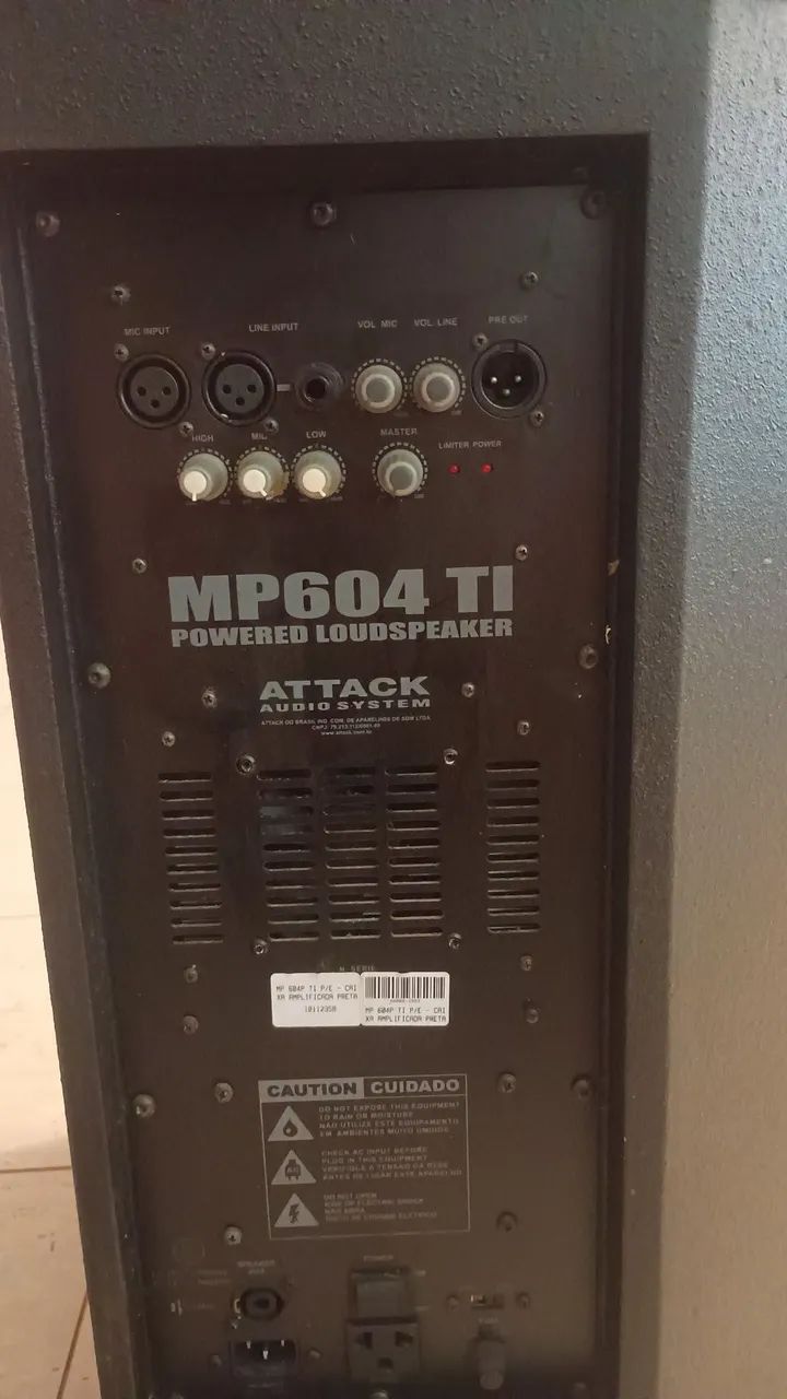 Caixa de som ativa ATTACK MP604TI - Foto 2