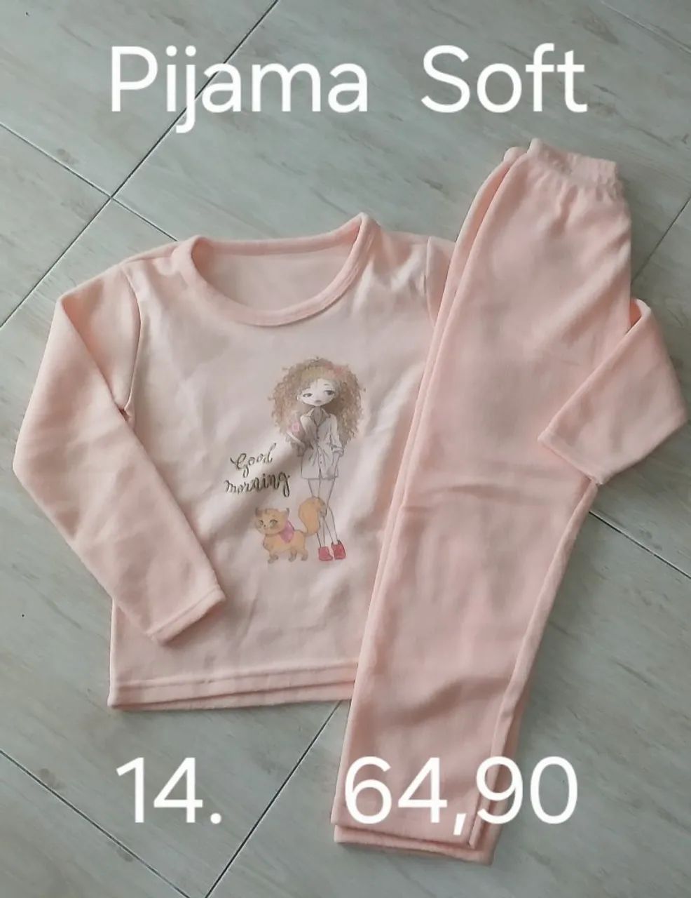 Pijamas de algodão infantil Menina - Foto 6