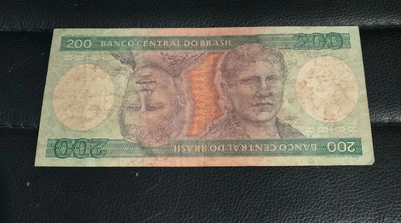 Cédula Nota 200 Cruzeiros Princesa Isabel<br>