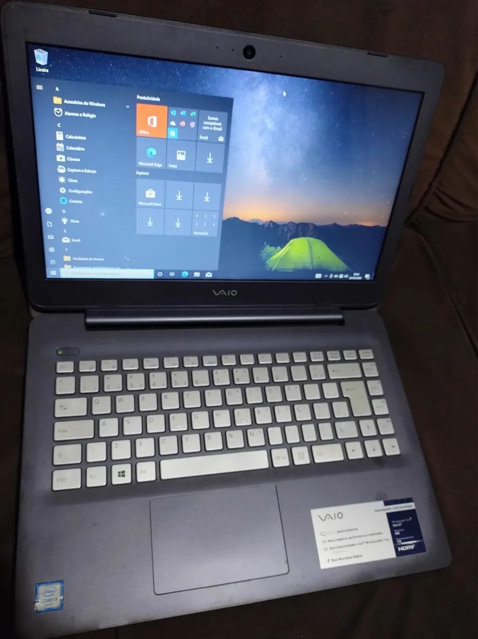 Notebook vaio i3 4  ram 1TB - Foto 2