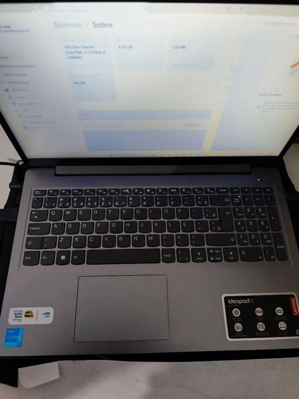 Notebook ideapad3i i3 (troco por notebook gamer) - Foto 2