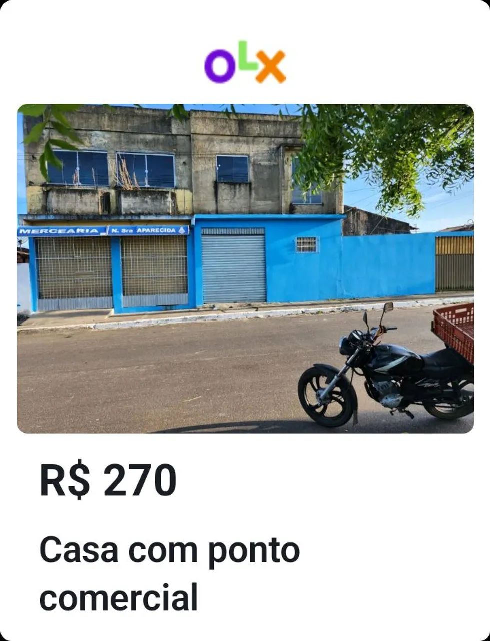 Vendo casa e comércio 