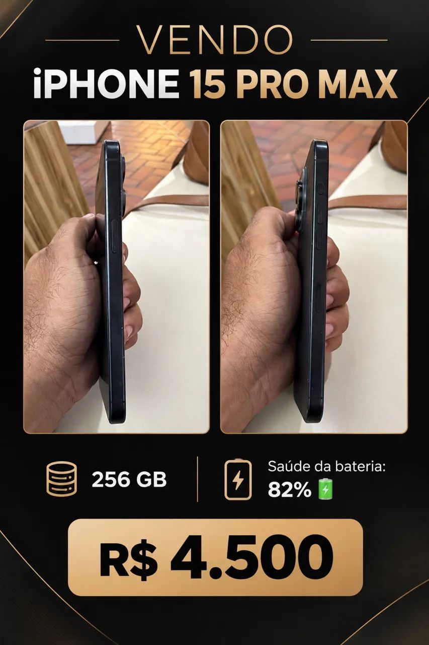Oportunidade iphone 15 pro max 256gb 