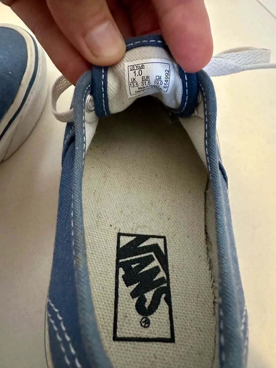 Tênis Vans Authentic Infantil azul - Foto 3